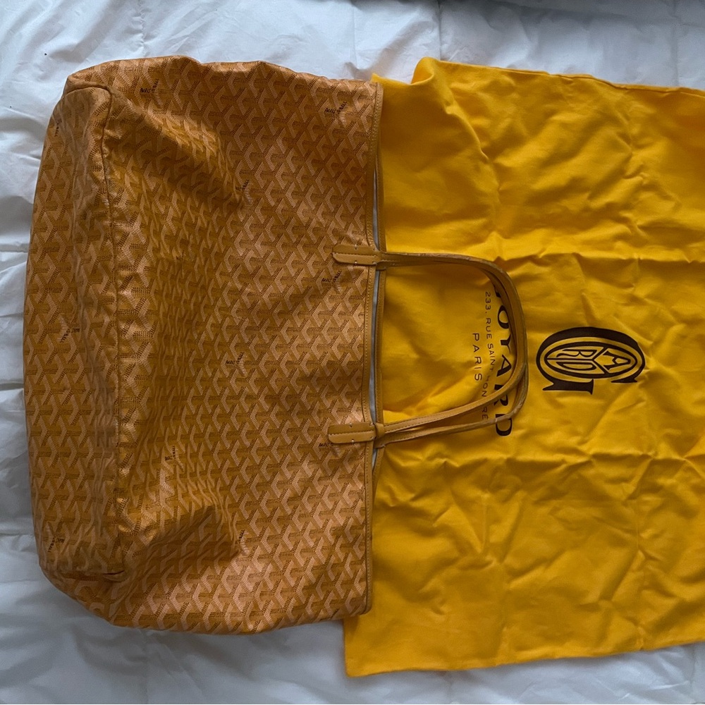 Goyard Yellow Handbag